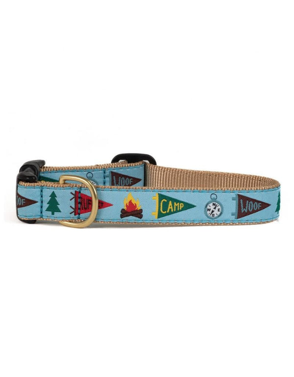 UP COUNTRY Camp Woof Dog Collar