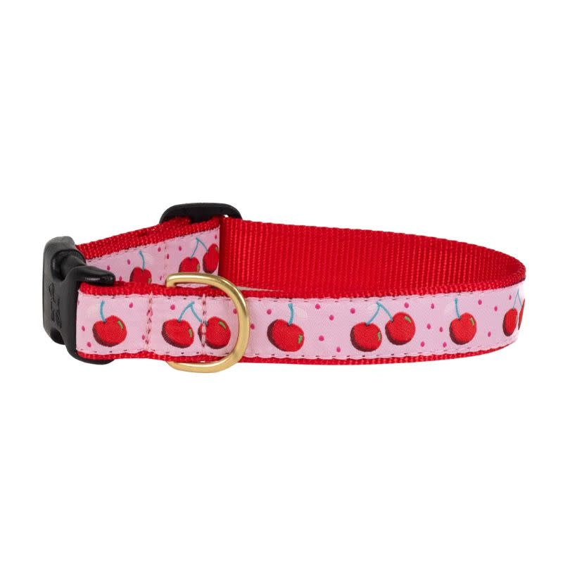 UP COUNTRY Dog Collar Cherries