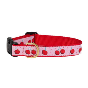 UP COUNTRY Dog Collar Cherries