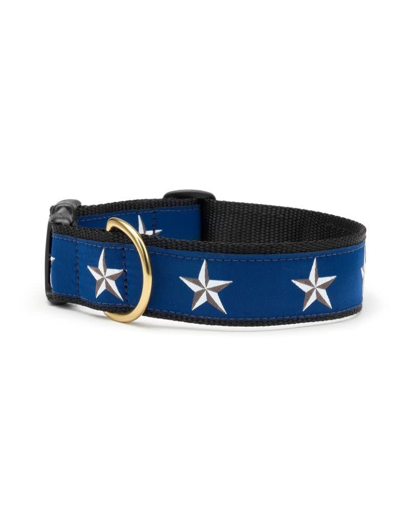 UP COUNTRY Extra Wide Dog Collar North Star