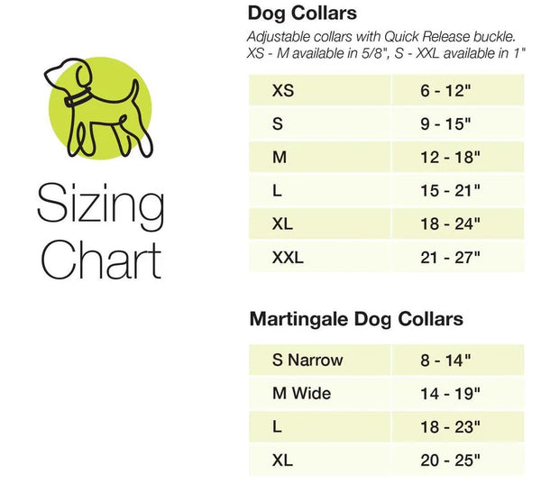 UP COUNTRY Dog Collar Ski and Surf