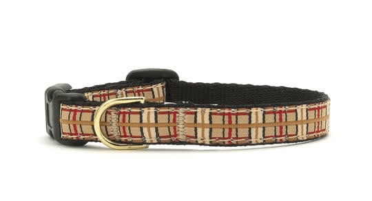 UP COUNTRY Small Breed Dog Collar Plaid