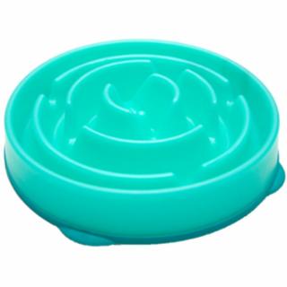 OUTWARD HOUND Fun Feeder Slo-Bowl - Teal