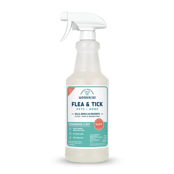 WONDERCIDE Flea and Tick Spray Pets + Home Cedar