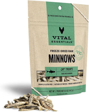 VITAL ESSENTIALS Freezedried Minnow Cat Treats .5 oz