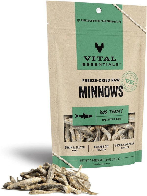 VITAL ESSENTIALS Freezedried Minnow Dog Treats