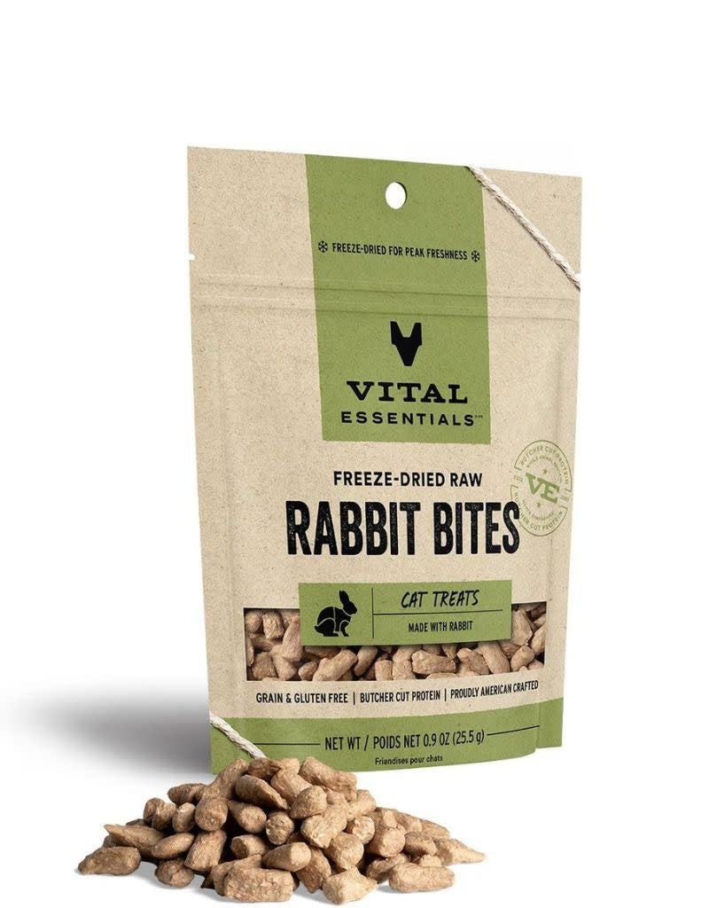 VITAL ESSENTIALS Freeze-dried Rabbit Cat Treat 0.9 OZ