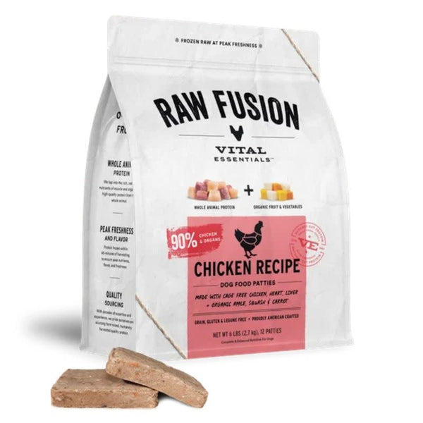 VITAL ESSENTIALS Fusion Raw Frozen Dog Food 6 lb.