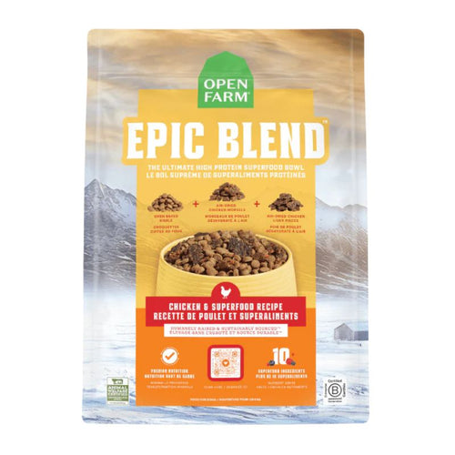 OPEN FARM Epic Blend Chicken & Superfood Dry Dog Food