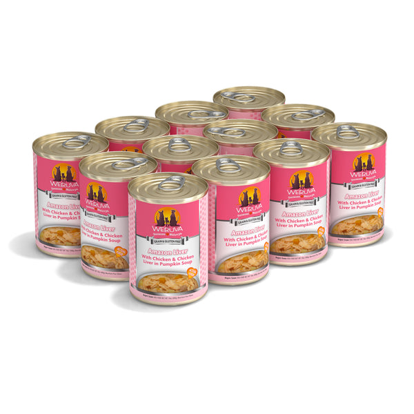 WERUVA Amazon Liver Grain-Free Canned Dog Food Case