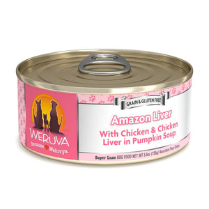WERUVA Amazon Liver Grain-Free Canned Dog Food Case