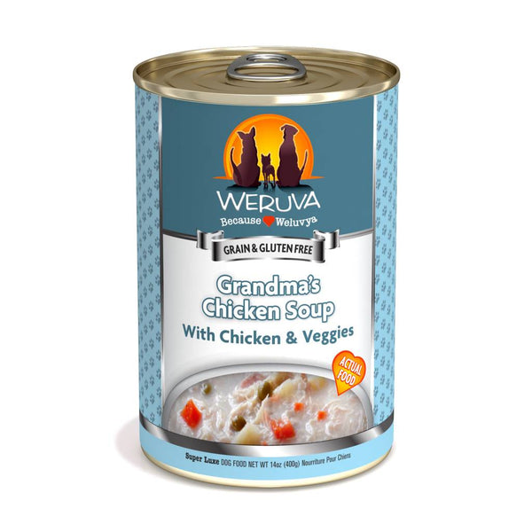 WERUVA Grandma's Chicken Soup Grain-Free Canned Dog Food Case