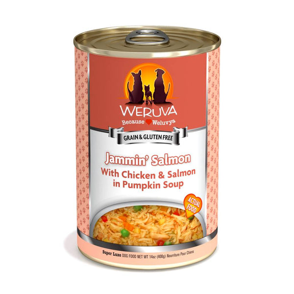 WERUVA Jammin' Salmon Grain-Free Canned Dog Food Case