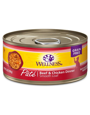 WELLNESS Beef and Chicken Canned Cat Food