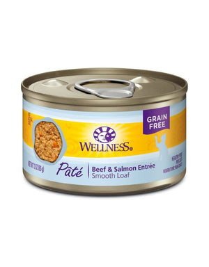 WELLNESS Beef and Salmon Canned Cat Food