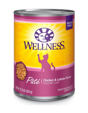 WELLNESS Chicken and Lobster Canned Cat Food