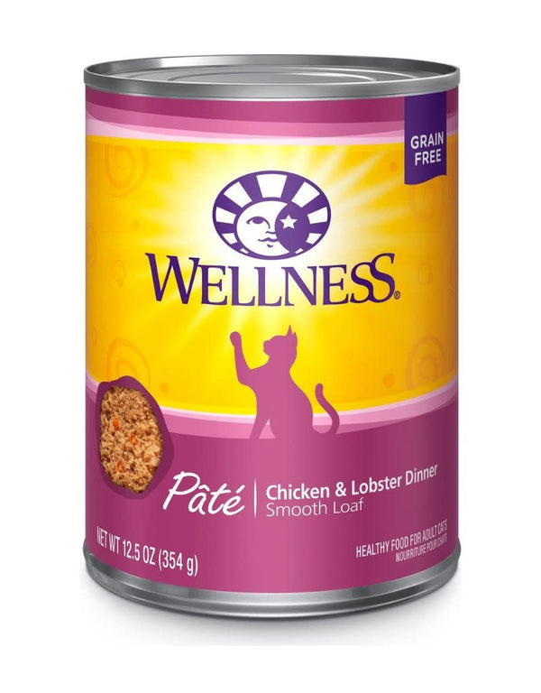 WELLNESS Chicken and Lobster Canned Cat Food