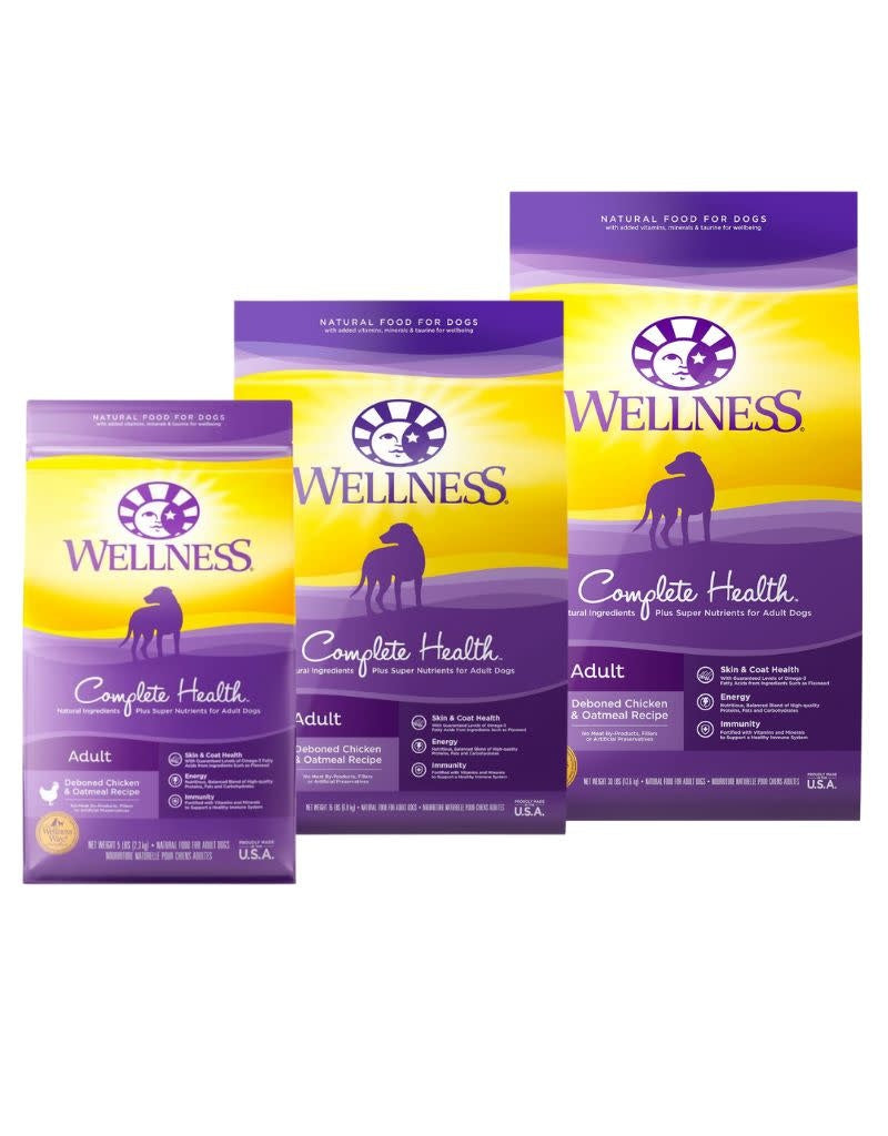 WELLNESS Complete Health Dry Dog Food Deboned Chicken and Oatmeal