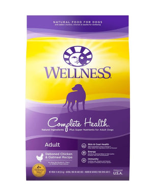 WELLNESS Complete Health Dry Dog Food Deboned Chicken and Oatmeal
