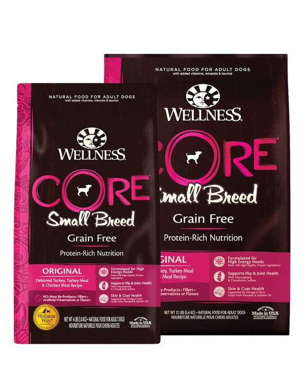 WELLNESS Core Grain-Free Dry Dog Food Small Breed
