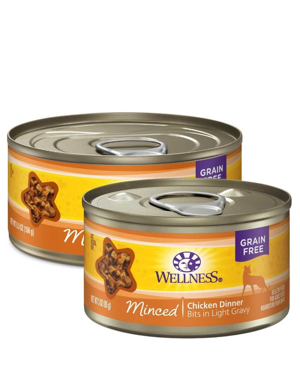 WELLNESS Minced Chicken Canned Cat Food