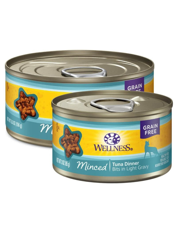 WELLNESS Minced Tuna Canned Cat Food