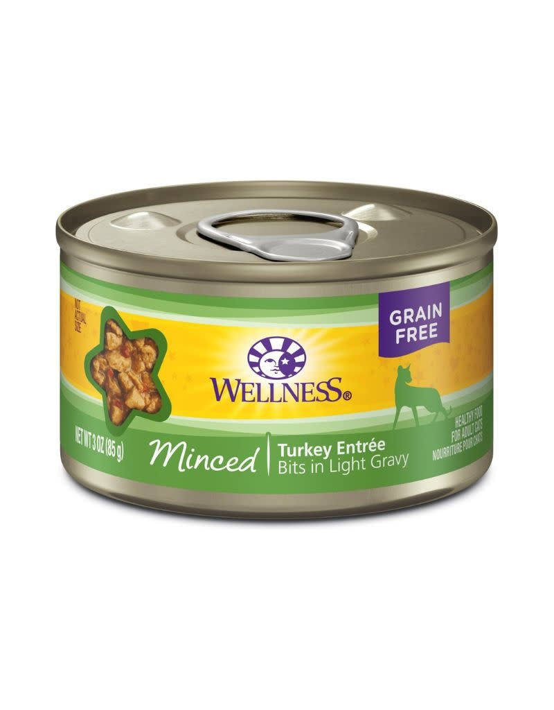 WELLNESS Minced Turkey Canned Cat Food