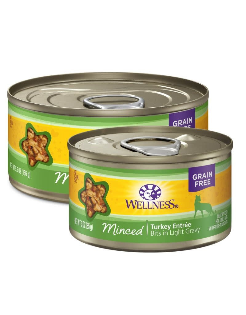 WELLNESS Minced Turkey Canned Cat Food