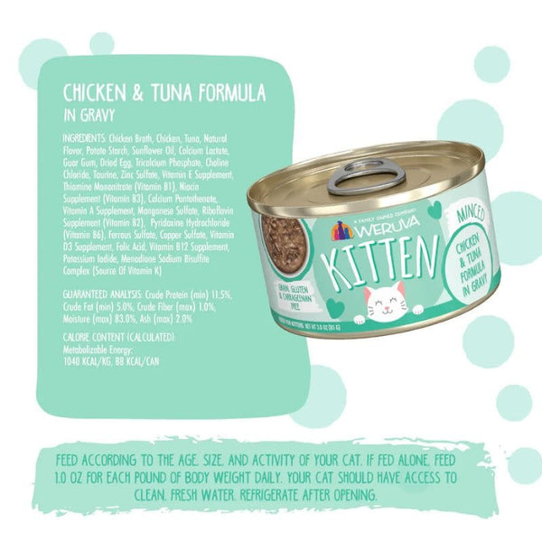 WERUVA Kitten Chicken & Tuna Gravy  Case 12/3OZ