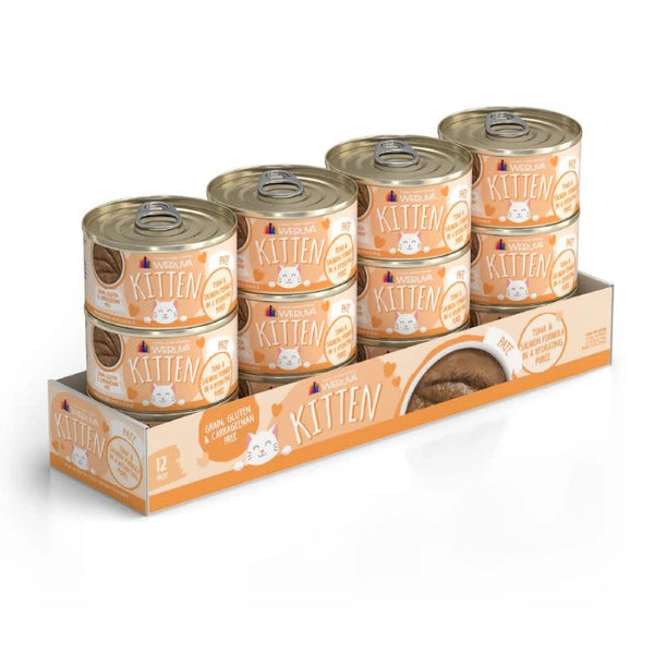 WERUVA Kitten Tuna & Salmon Puree  Case 12/3OZ