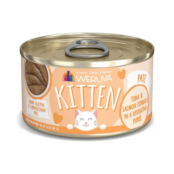 WERUVA Kitten Tuna & Salmon Puree  Case 12/3OZ