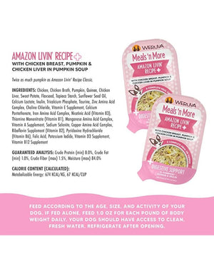 WERUVA Meals N More Dog Food Amazon Livin Cups Case of 12/3OZ