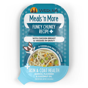 WERUVA Meals N More Dog Food Funky Chunky Cups Case 12/3OZ