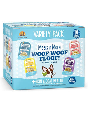 WERUVA Meals N More Dog Food Woof Woof Floof Variety Pack 10/3OZ