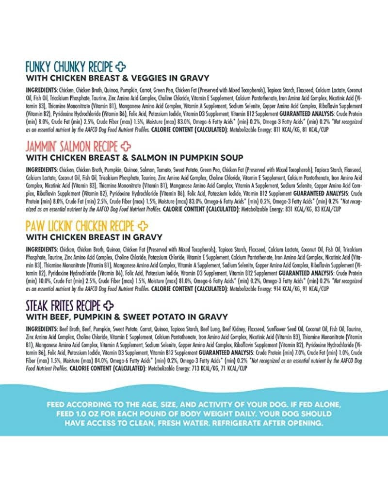 WERUVA Meals N More Dog Food Woof Woof Floof Variety Pack 10/3OZ