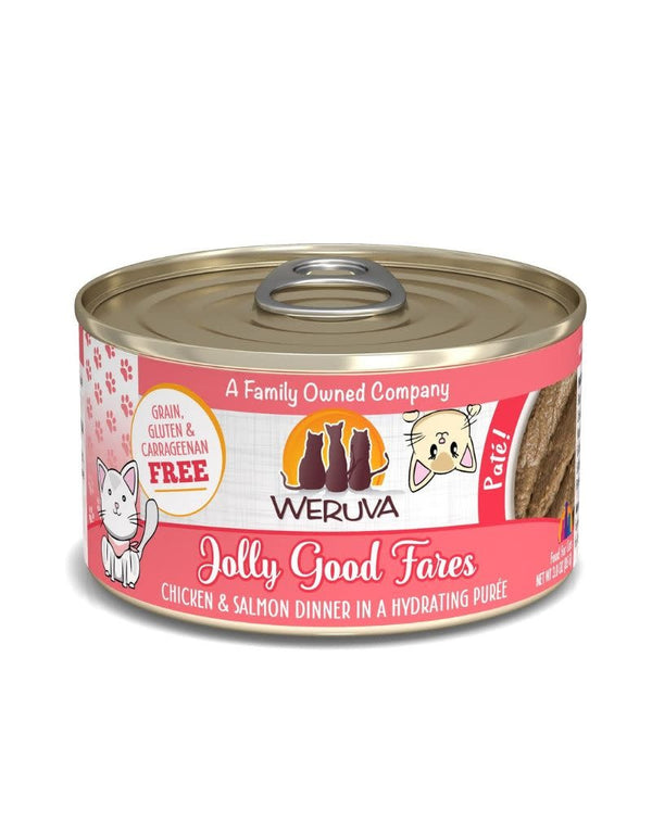 WERUVA Pate Canned Cat Food Jolly Good Fares CASE 12/3OZ