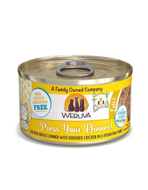 WERUVA Pate Canned Cat Food Press Your Dinner  CASE 12/3OZ