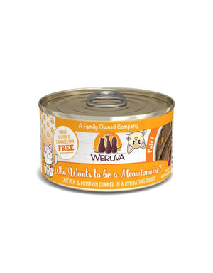 WERUVA Pate Canned Cat Food Who Wants to be a Meowionaire 12/3OZ CASE
