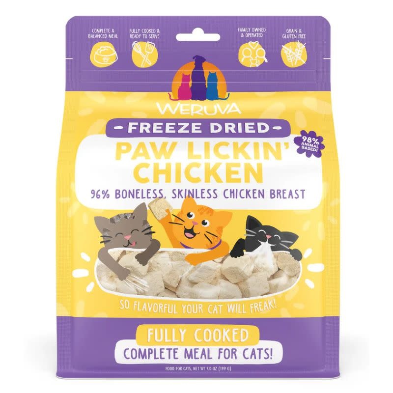WERUVA Paw Lickin' Chicken Freeze-dried Cat Food