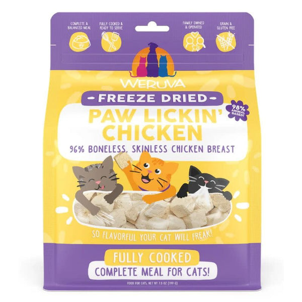 WERUVA Paw Lickin' Chicken Freeze-dried Cat Food