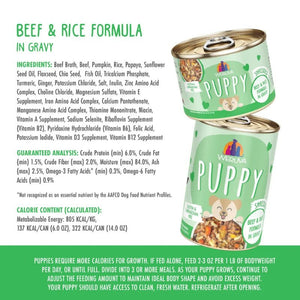 WERUVA Puppy Beef & Rice Formula Canned Dog Food Case