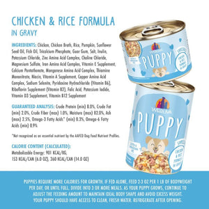 WERUVA Puppy Chicken & Rice Formula Canned Dog Food Case