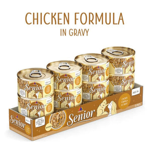 WERUVA Senior Chicken in Gravy Canned Cat Food Case