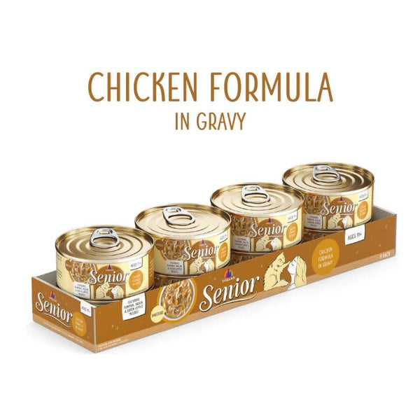 WERUVA Senior Chicken in Gravy Canned Cat Food Case