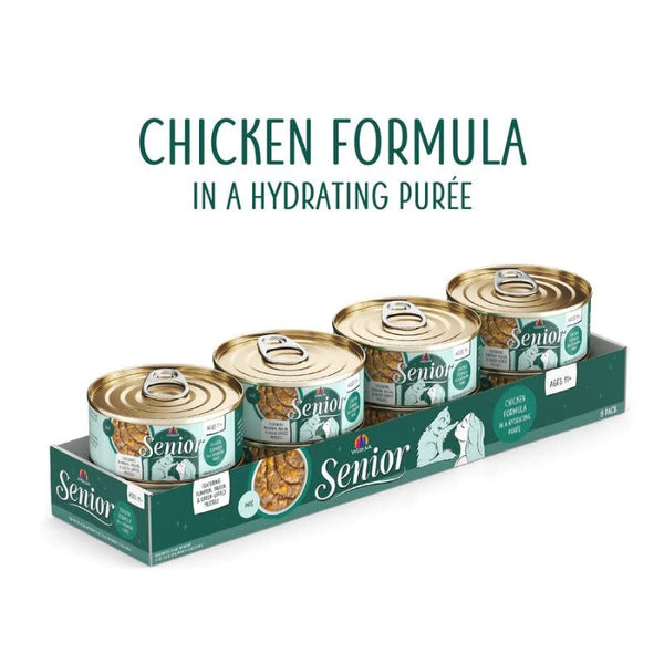 WERUVA Senior Chicken in Puree Canned Cat Food Case