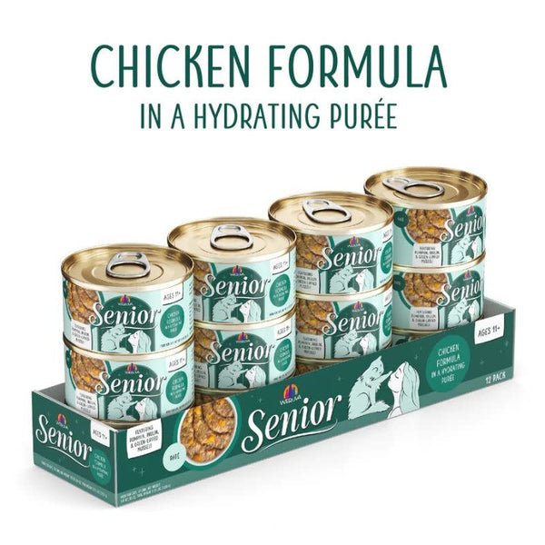 WERUVA Senior Chicken in Puree Canned Cat Food Case