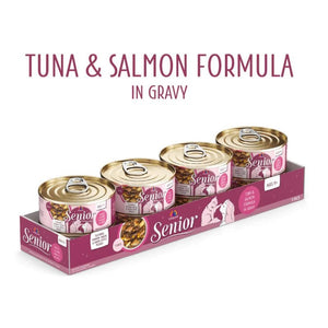 WERUVA Senior Tuna & Salmon in Gravy Canned Cat Food Case