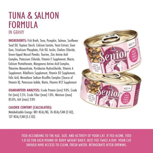 WERUVA Senior Tuna & Salmon in Gravy Canned Cat Food Case