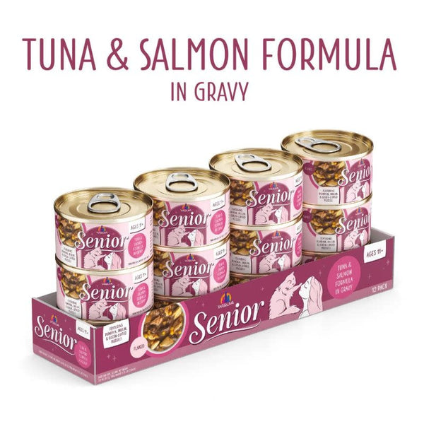 WERUVA Senior Tuna & Salmon in Gravy Canned Cat Food Case