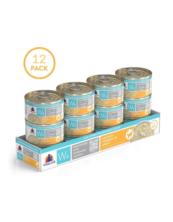 WERUVA WX Chicken Gravy Cat Food Case 12/3OZ